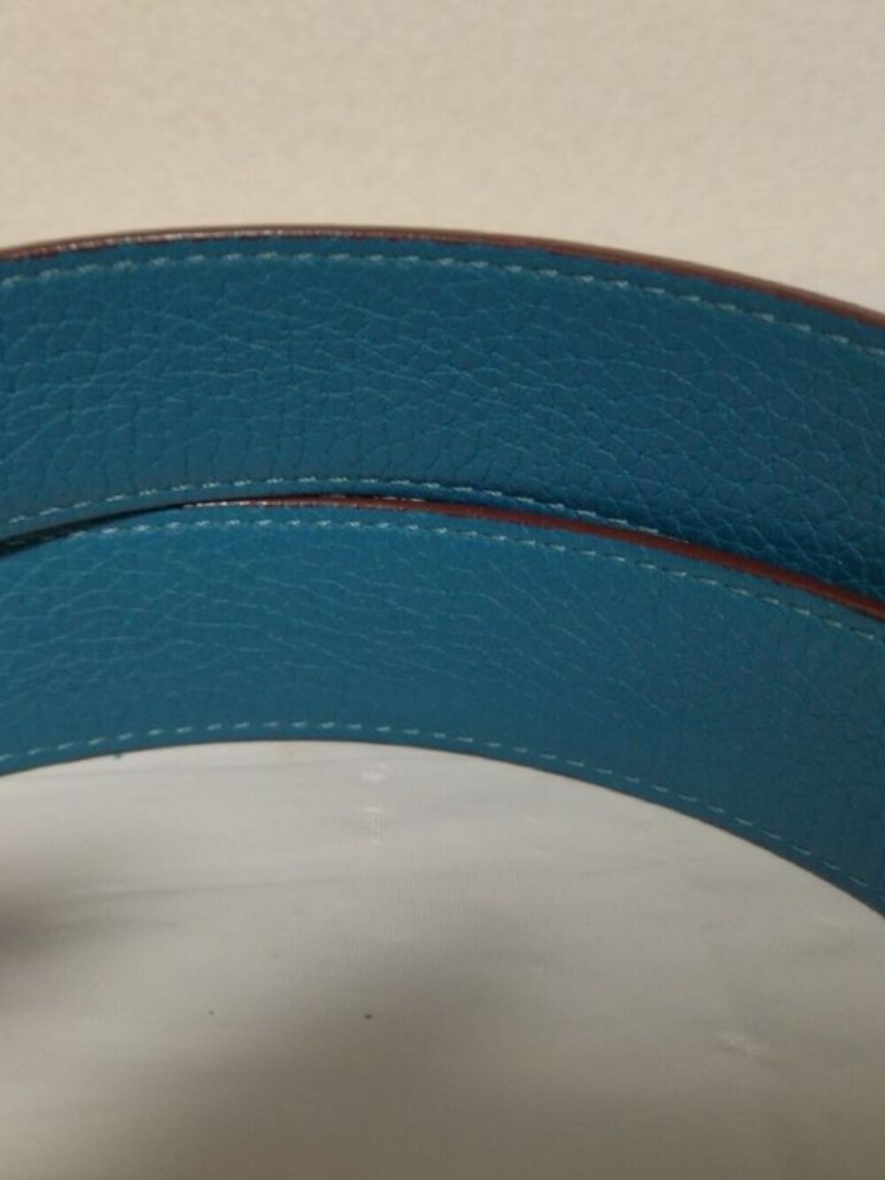 Louis Vuitton Ceinture Initial Reversible Blue Belt - Picture 8 of 9